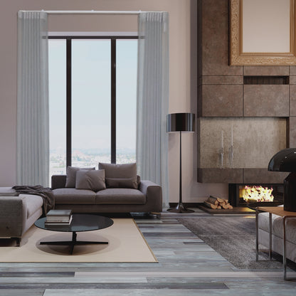 奧斯陸 Oslo MT2530 都會奢華系列 Somfy電動窗簾軌道 白色