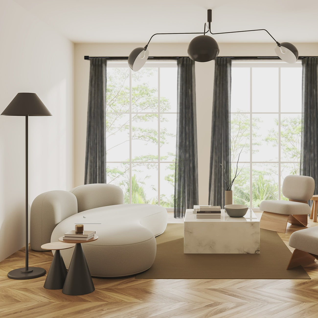 載入影片： 諾奧 Now MT35 現代簡約系列電動窗簾軌道 雙層 黑色